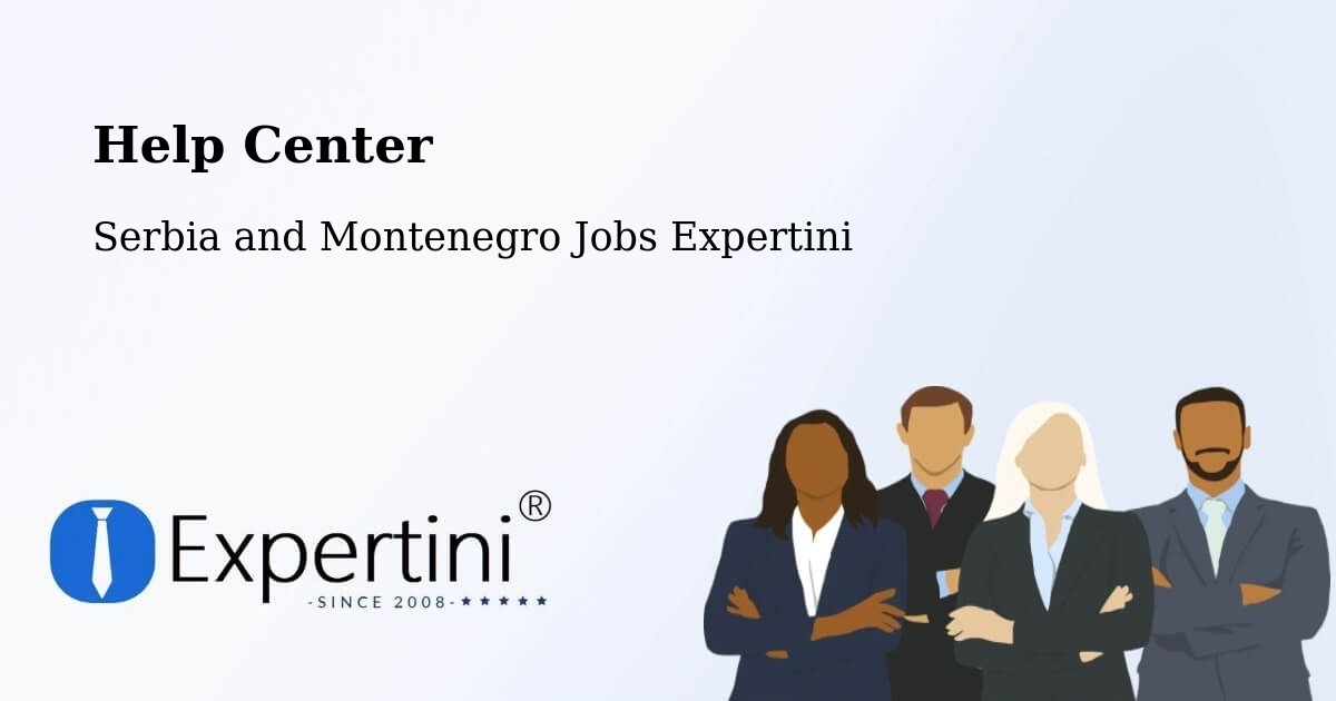 Help Center – Cap Chat - Serbia and Montenegro Jobs Expertini