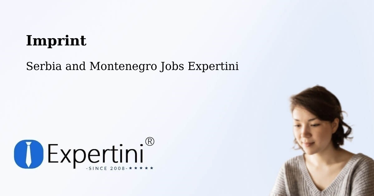 Imprint – Cap Chat - Serbia and Montenegro Jobs Expertini